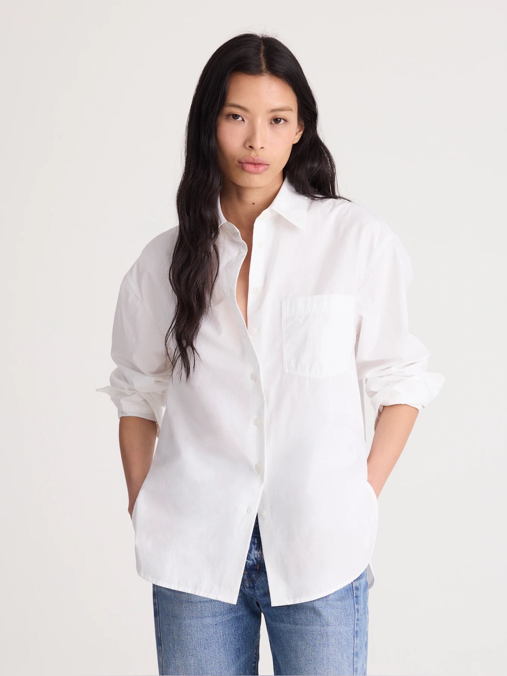 Madewell The Easy Shirt In Poplin